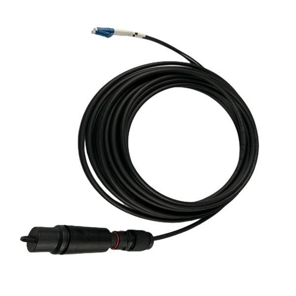 Is the network cable plugged into the fiber optic cable or the router 